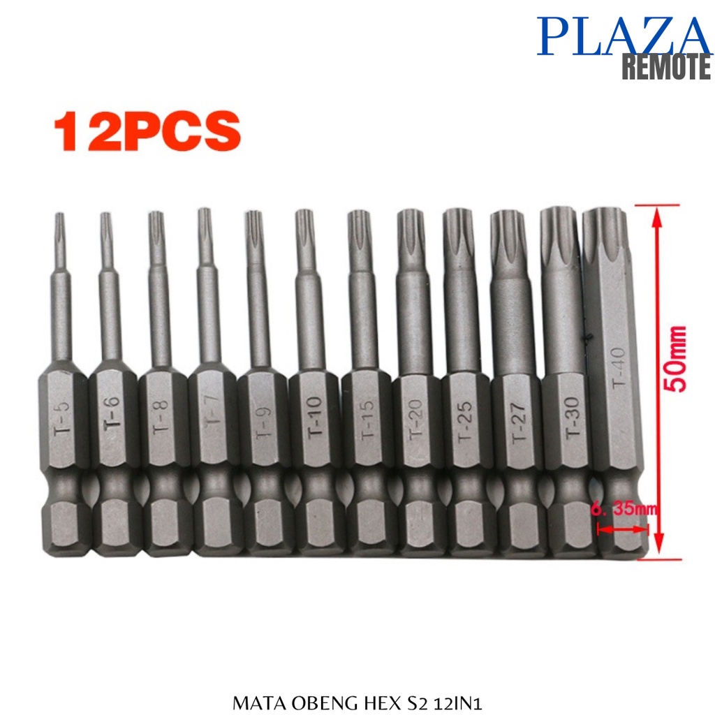 MATA OBENG HEX 1/4&quot; INCH SHANK S2 BAJA STAINLESS