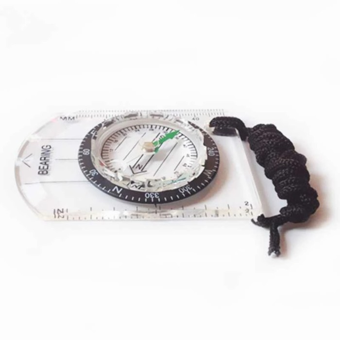 LumiParty Kompas Mini Professional Scale Ruler Outdoor Hiking