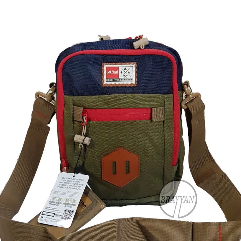 Tas Selempang Rei Woodland Original Kanvas Arei Outdoor