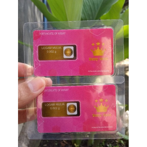 babygold 0,002 gr emas asli 24 karat bisa tukar antam