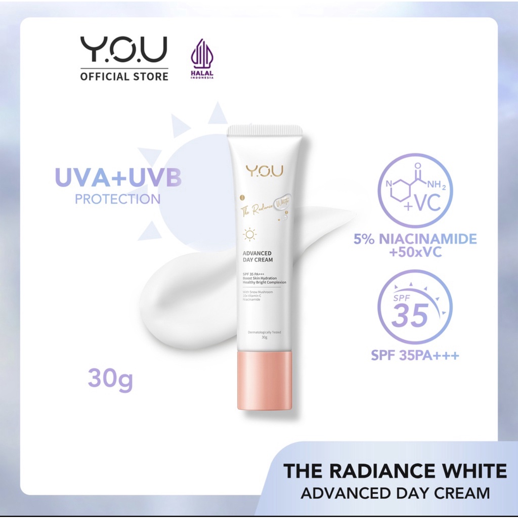 YOU Radiance White Day Cream 30gr