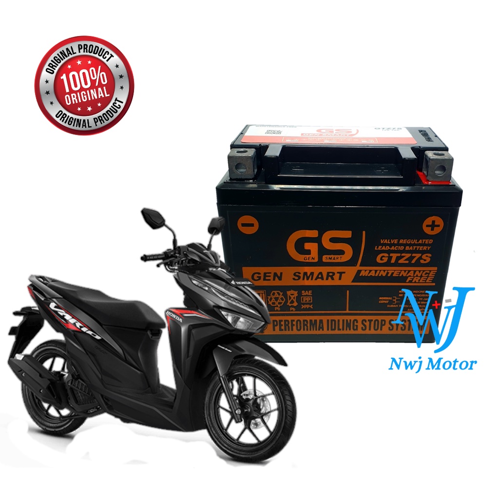 Jual Aki Motor Vario 125 Vario 150 Vario 160 Vario 110 ISS GTZ7S GTZ6V