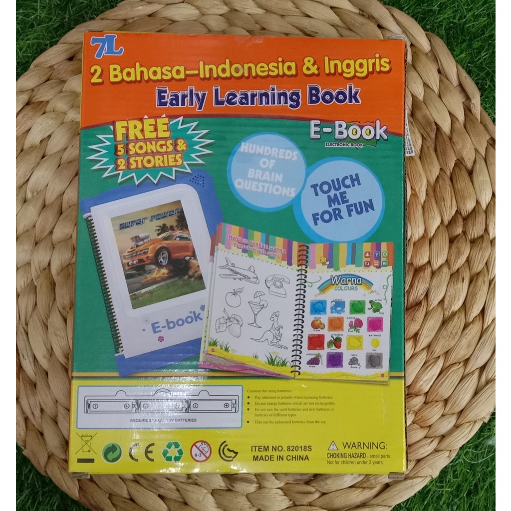 Mainan Edukasi Learning Book Song &amp; Stories