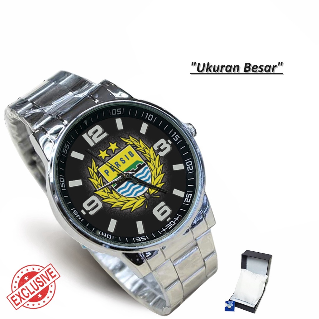 Jam Tangan Rantai Couple PERSIB - 3 (Keren)