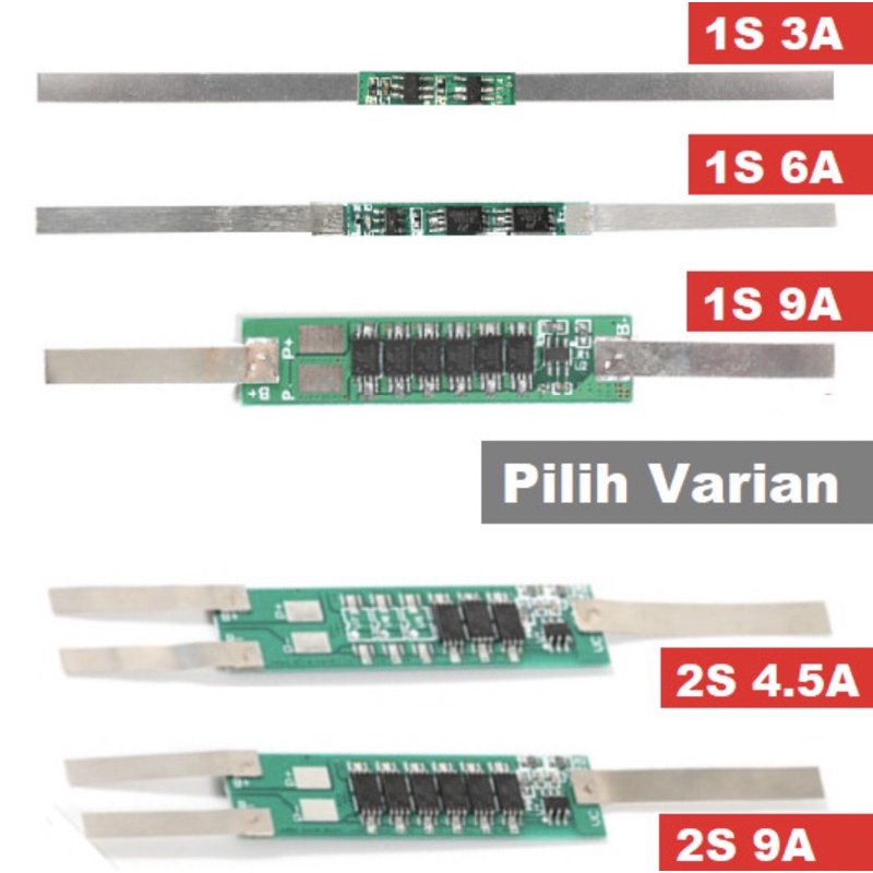 Kit modul proteksi baterai BMS 18650