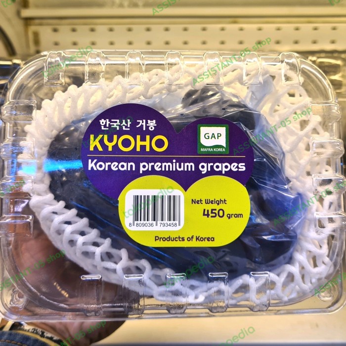 

anggur kyoho korea premium anggur korean premium grapes 450 gram