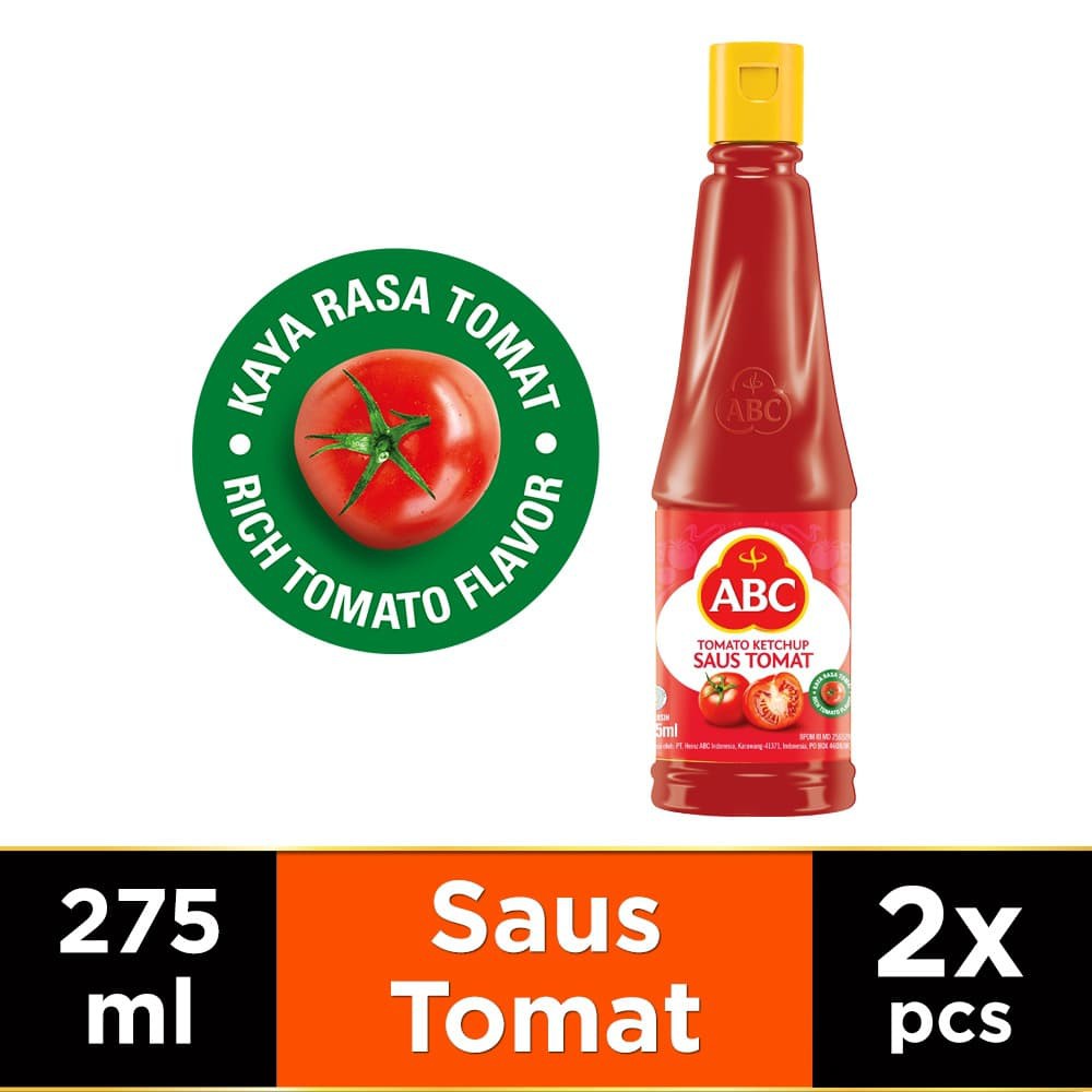 

PROMO ABC SAUS TOMAT 275 ML - TWIN PACK TERMURAH