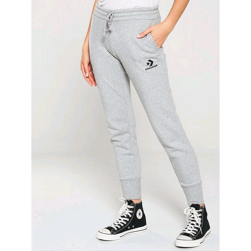 converse joggers grey