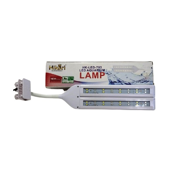 Lampu Led HK 702 703 803 Lampu jepit kupukupu split cabang Aquarium Aquascape