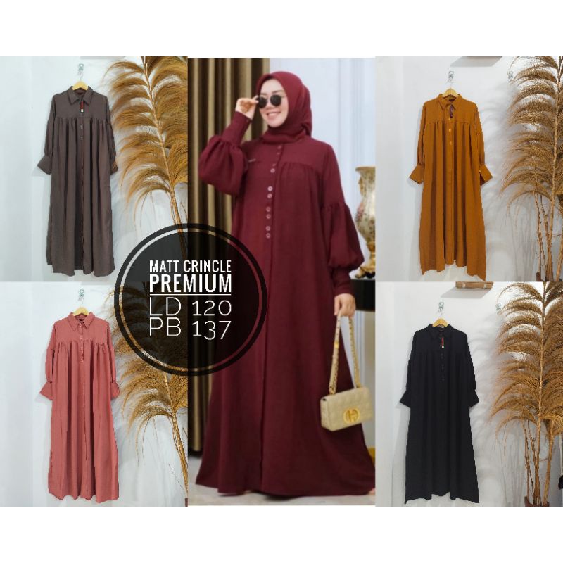 terbaru gamis JUMBO model ninos