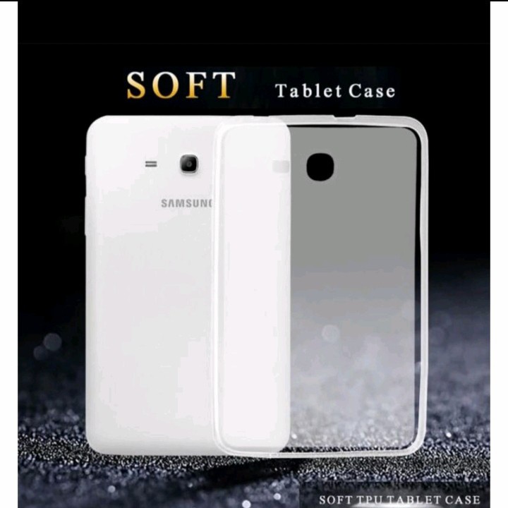 SAMSUNG Galaxy TAB 3 3V 3LITE Lite V T111 T116 T110 SM-T111 SM-T116 SM-T110 Case Silicon Softcase Ultrathin Casing Cover Jelly Silikon Soft Pelindung belakang Clear bening hitam tablet