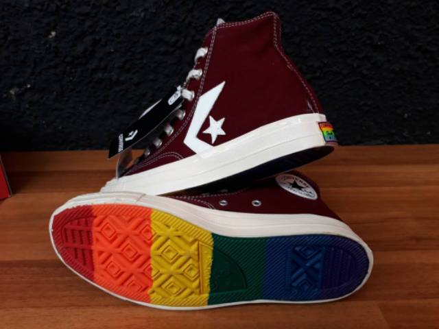 CONVERSE HIGH 70.S PLAYER RAINBOW PREMIUM BNIB MADE IN VIETNAM  SIZE 40/41/42/43/44