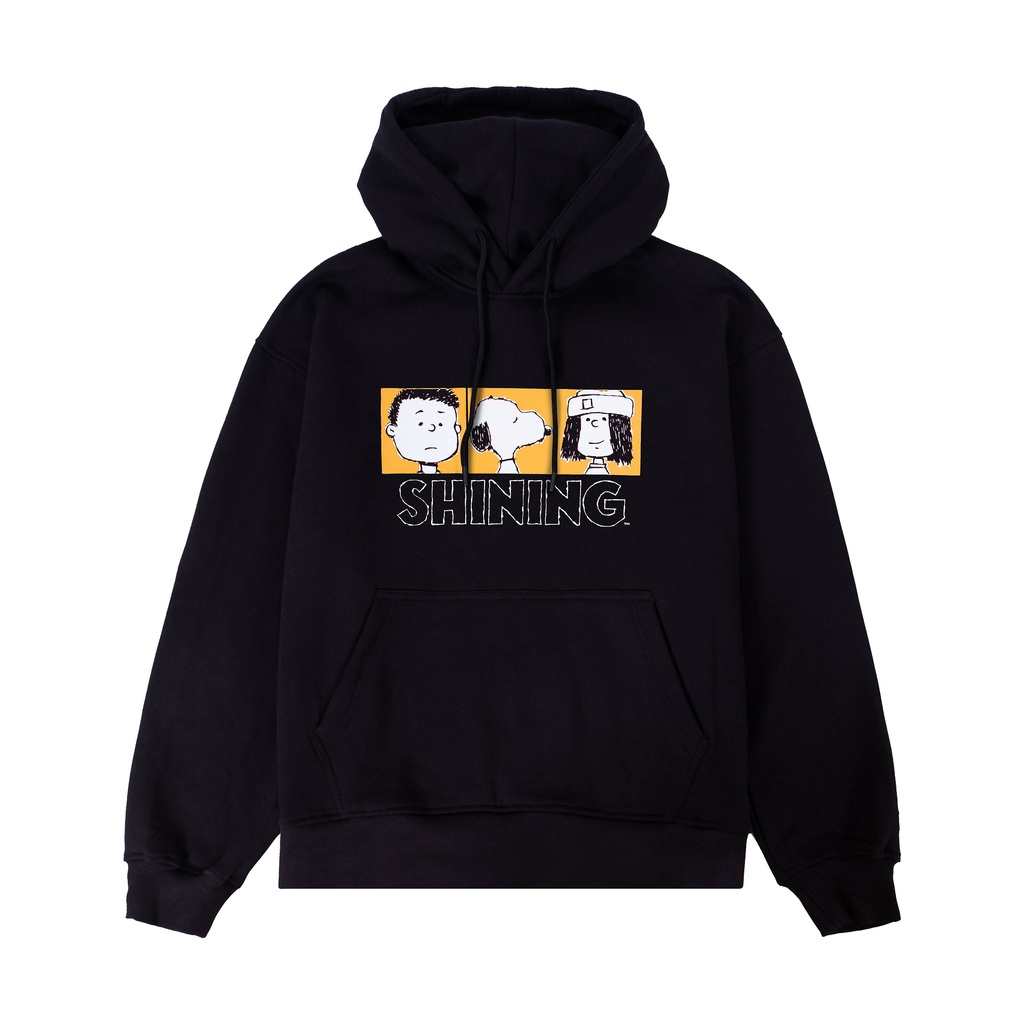 Shining Bright Hoodie Threef - Hitam