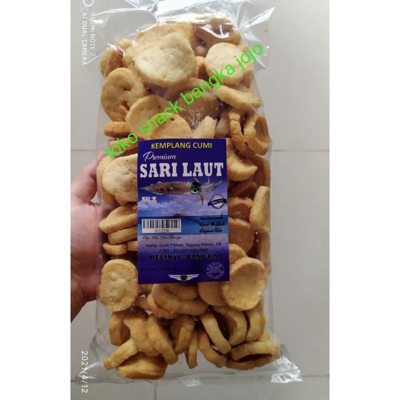 

KEMPLANG CUMI GORENG PREMIUM SARI LAUT 250GRAM OLEH OLEH MAKANAN SNACK CEMILAN ASLI BELINYU BANGKA