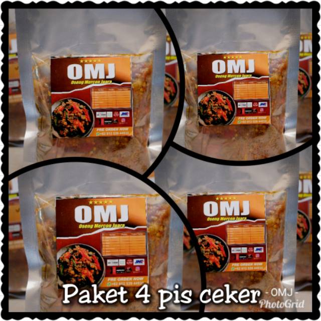 

Paket hemat Oseng mercon juara Omj ceker ayam super pedas murah