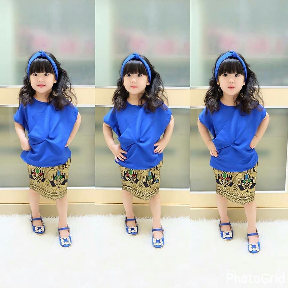 SETELAN BATIK ANAK PEREMPUAN MODEL KARTIKA SET UMUR 0 - 10 TAHUN