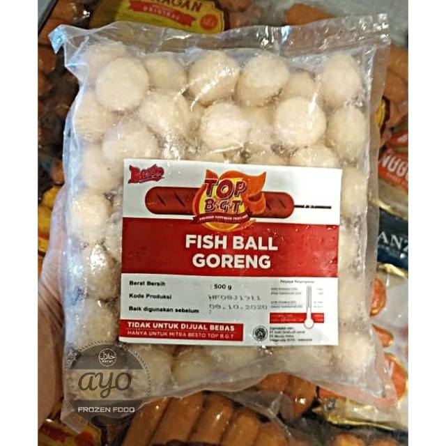 

Top B.G.T fish ball goreng