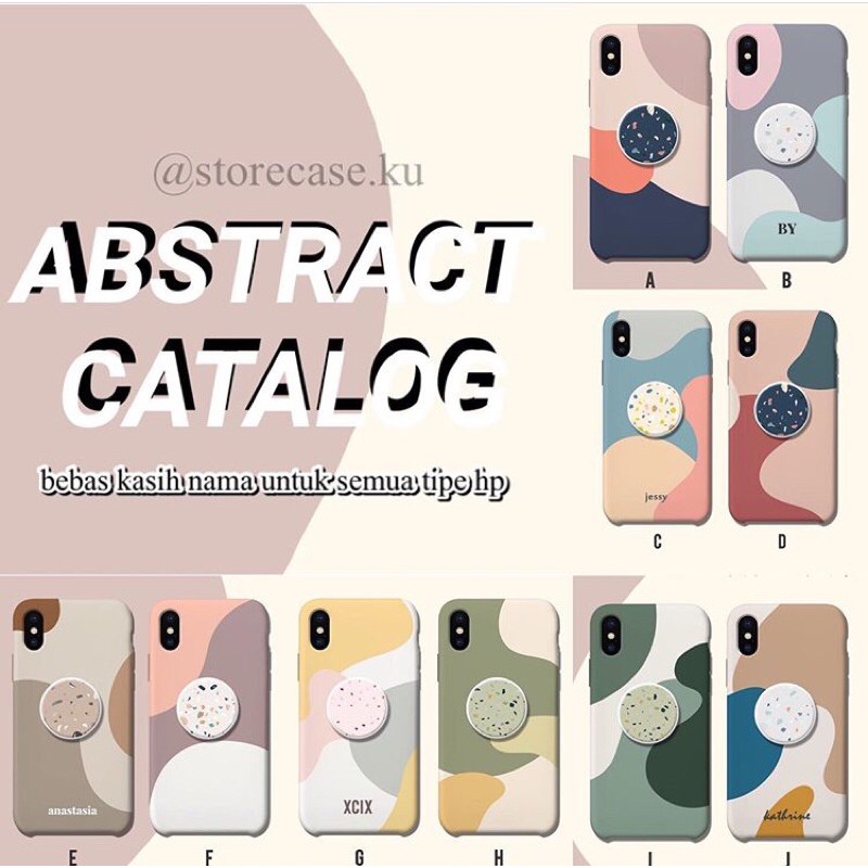 ABSTRACT CASE (CUSTOM CASE) NON POPSOKET