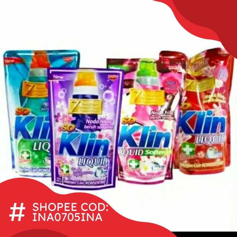 Soklin Cair 100ml / Soklin Liquid Kemasan 2000