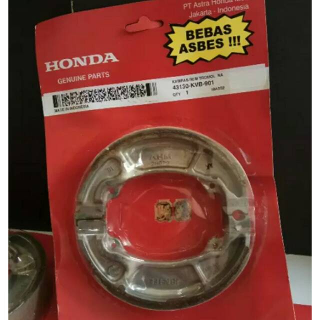 Kampas Rem Belakang Vario Vario 150 Honda
