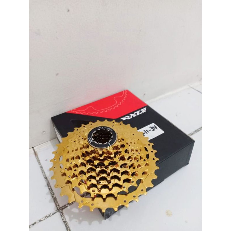 Sprocket Raze 8 Speed 11 - 34T Gold