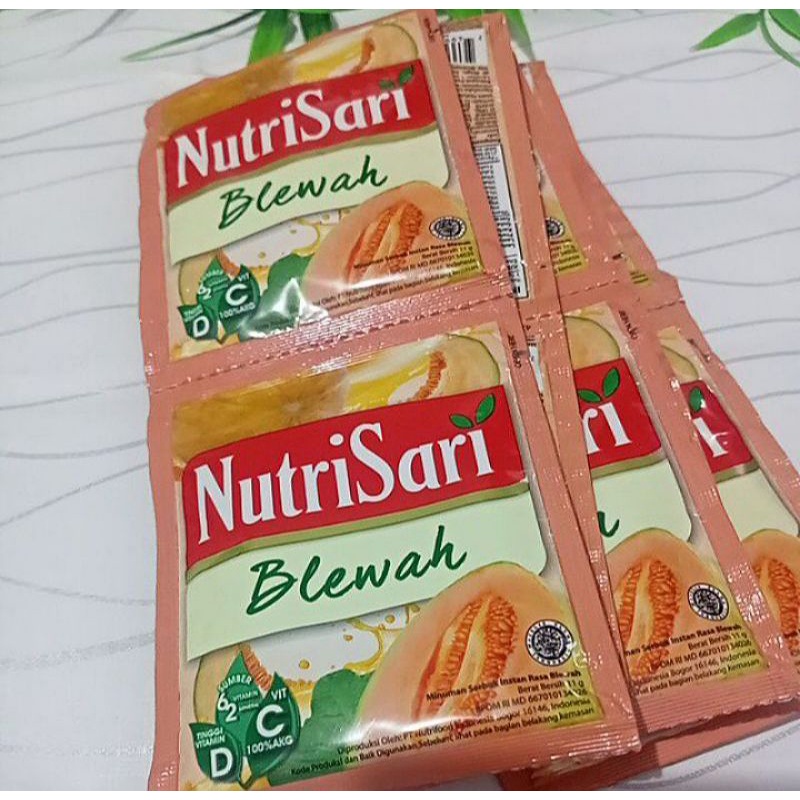 

Nutrifood Nutrisari Renceng Minuman Serbuk Instan Rasa Blewah Kemasan Sachet 14 gr