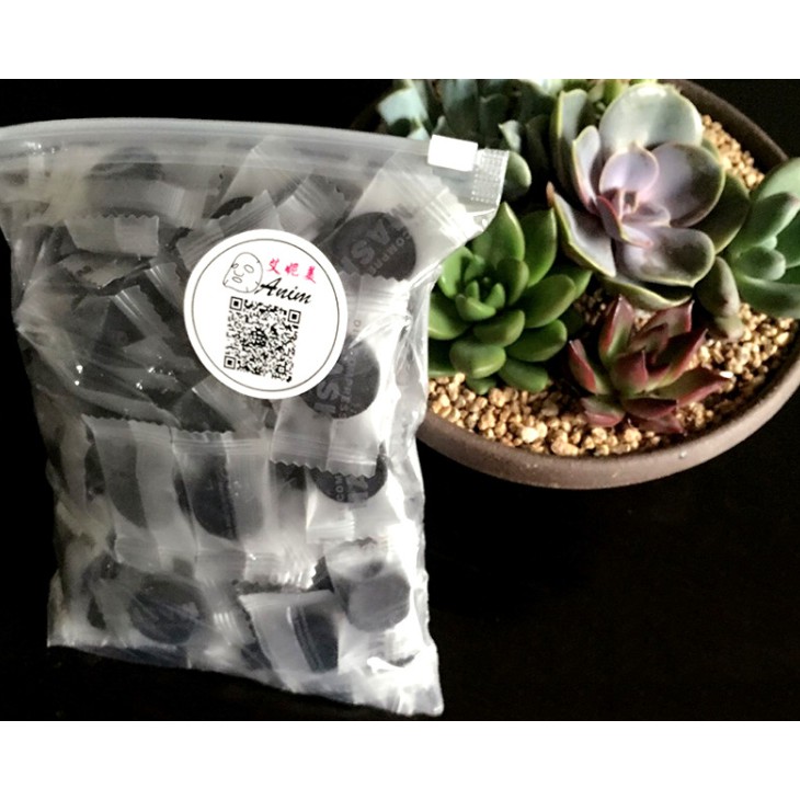 Compressed Mask Black Charcoal / Kertas Masker Arang Bambu MASKER WAJAH / MASKER HITAM