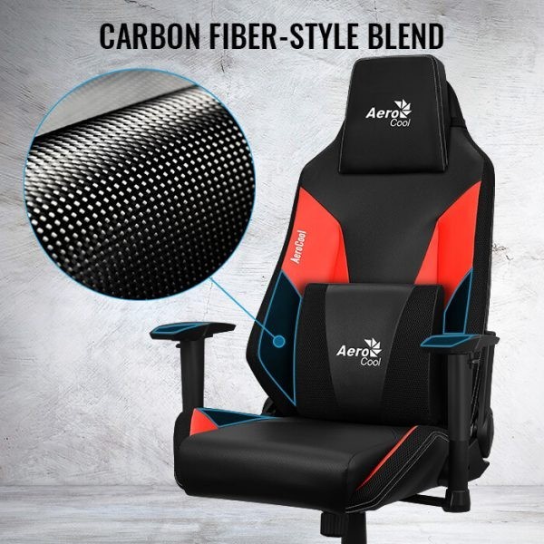 Kursi Gaming Aerocool Admiral Champion Red Gaming Chair