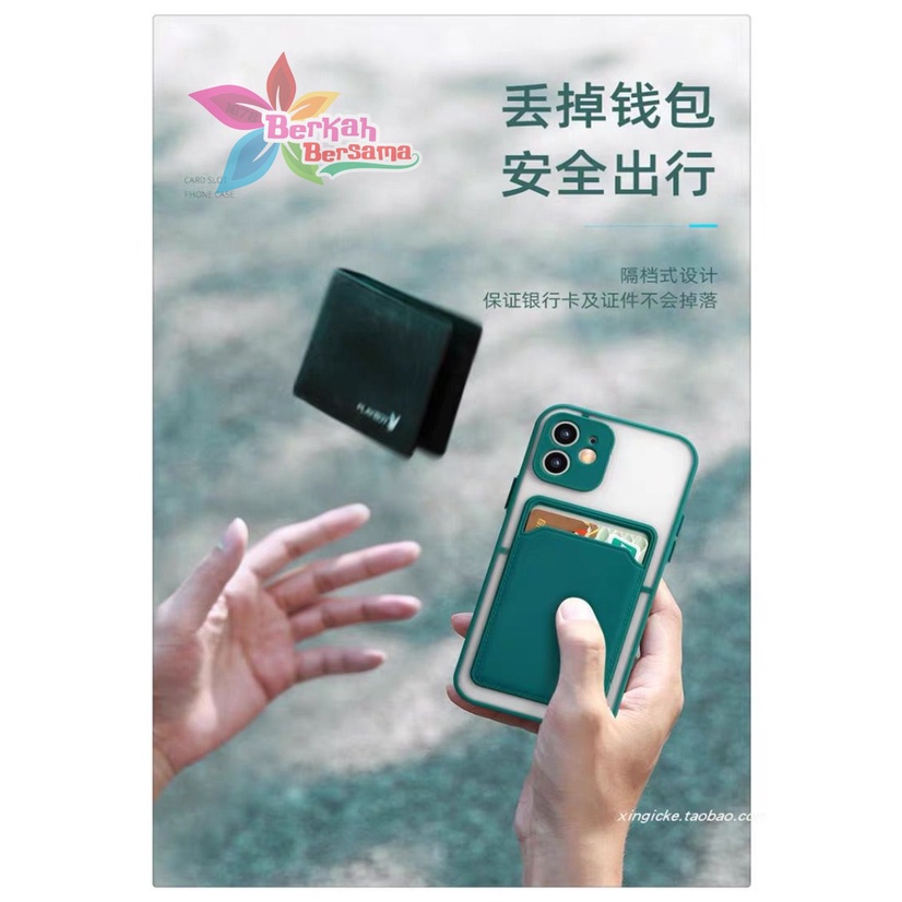 SOFTCASE CHOICE AERO SLOT CARD OPPO A3S A5S A7 A11K A12 F9 A15 A15S A16 A37 NEO 9 A31 A8 A53 A33 2020 BB6594
