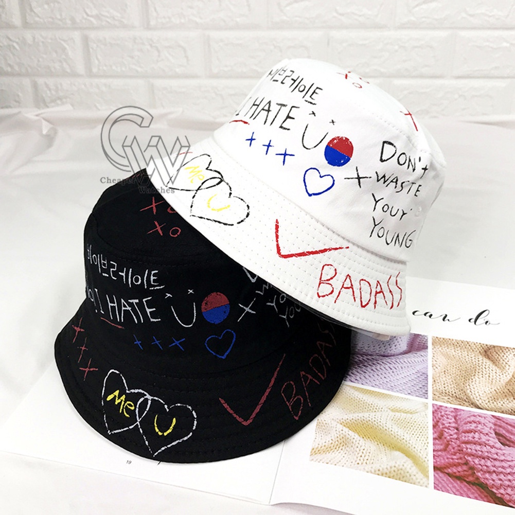 Cheaper-Topi Bucket Hat Motif Termurah