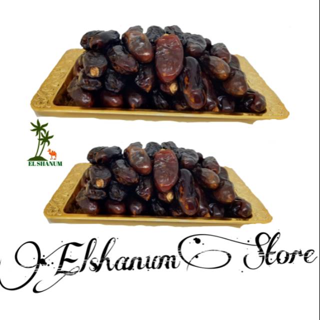

Kurma Premium Madinah Dates 500gr Kurma Rabbe - Kurma elshanum - Oleh oleh haji