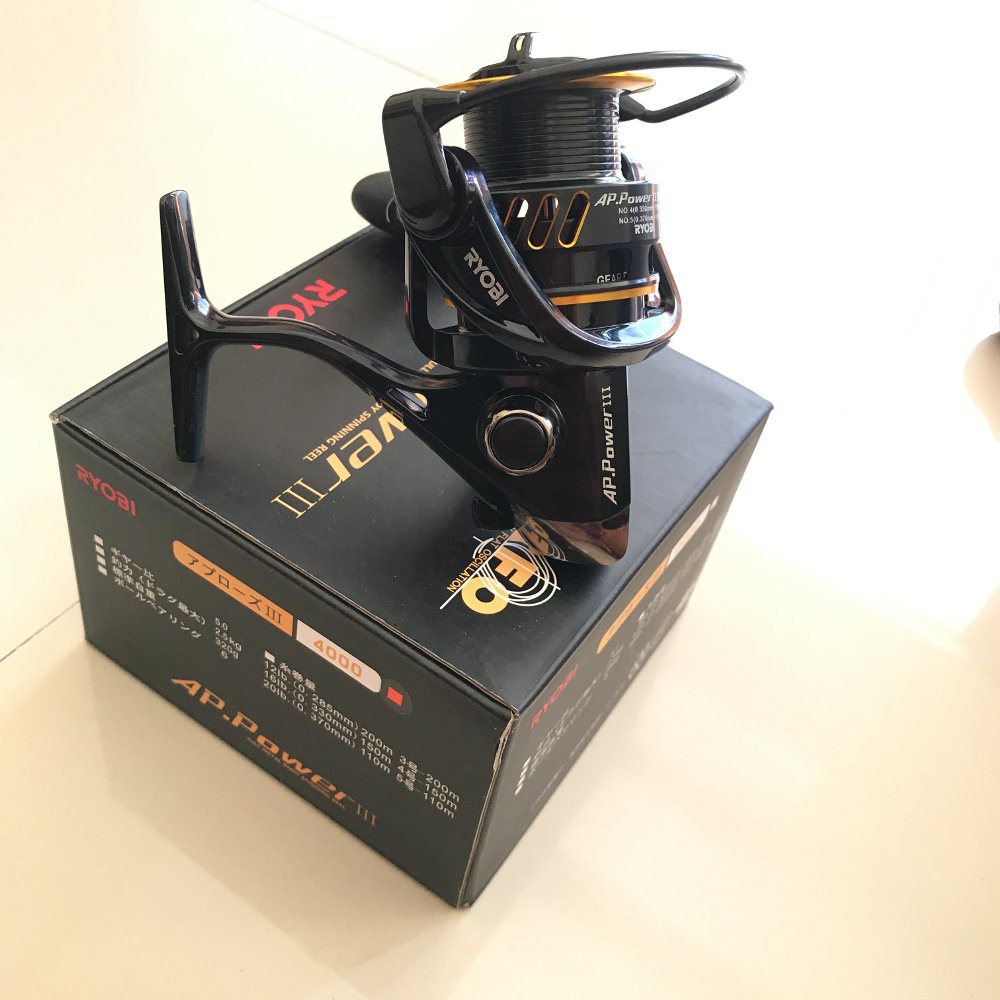 Reel Pancing - Reel Ryobi Ap power lll 4000 - Ryobi Ap power iii 4000 anti karat 2. 5 kg max drag