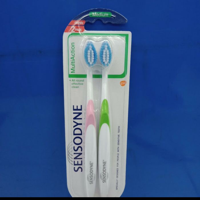 Sensodyne Sikat Gigi MultiAction isi 2Pcs [ Medium