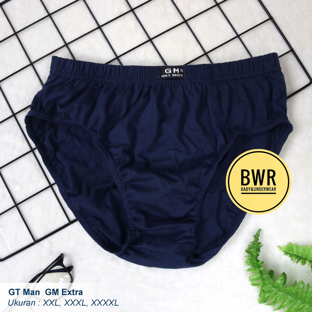 CD PRIA JUMBO / Great Male GM 4016 JUMBO / MBS 01 JUMBO Extra Large Agree 2316 Big Size / Celana Dalam Pria Besar | Bwr
