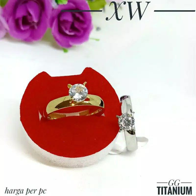 Fourfaahion Cincin Titanium Dewasa SCC630