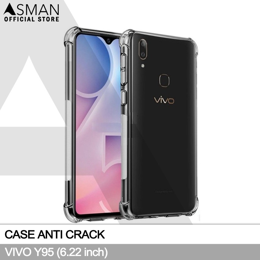 Anti Crack VIVO Y95 (6.22&quot;) | Soft Case Anti Bentur - Clear