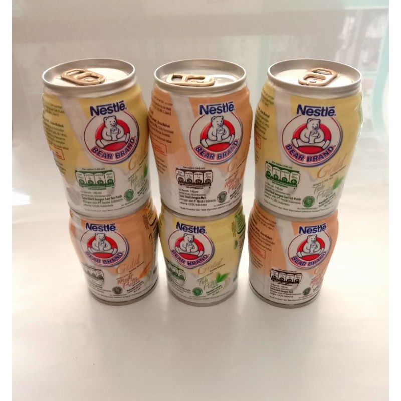

MIX Susu Bear Brand GOLD MALT + GOLD TEA 140ml (6pcs)
