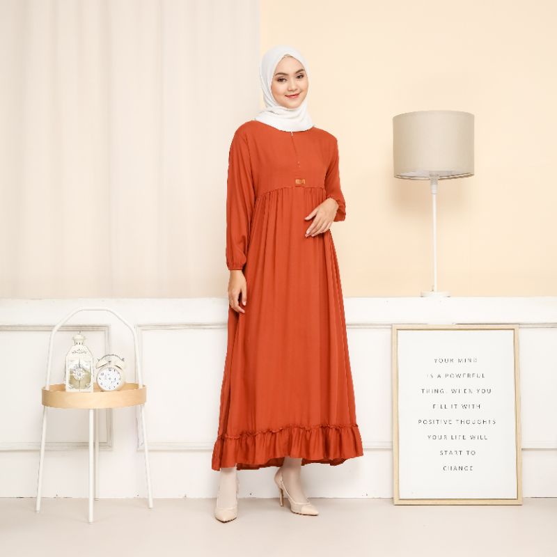 Daspan ruffle AZP / gamis ruffle azp