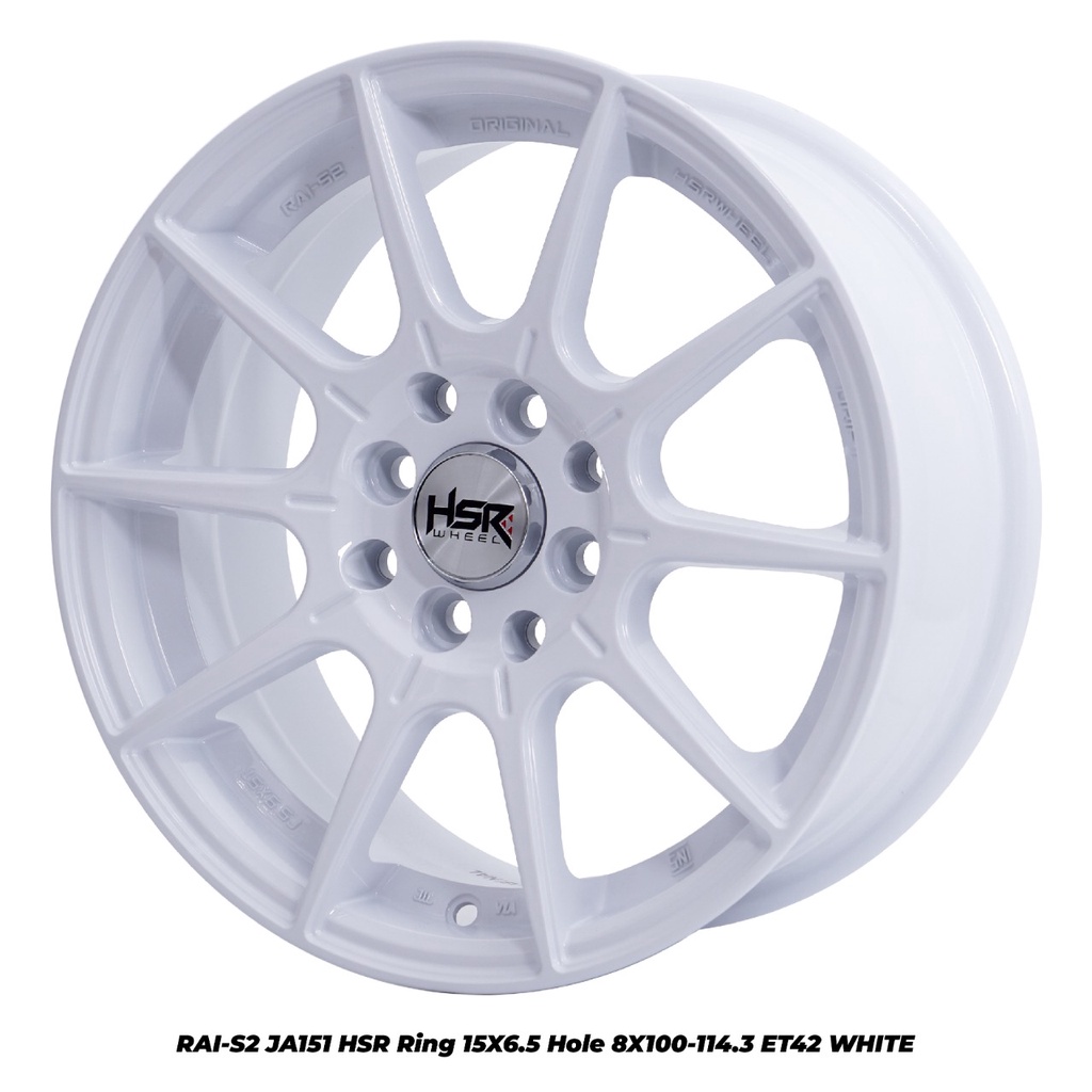 

RAI-S2 JA151 HSR R15X65 H8X100-114,3 ET42 WHITE