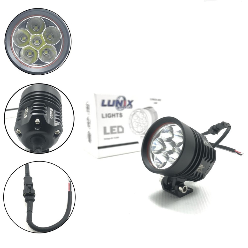 Light Lampu Tembak LED Motor Lunox L6X