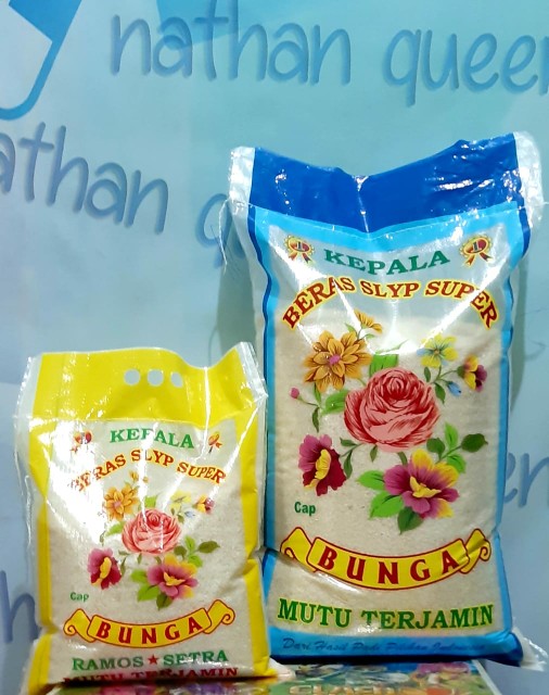 Karung Beras Laminasi 5kg Merek Bunga
