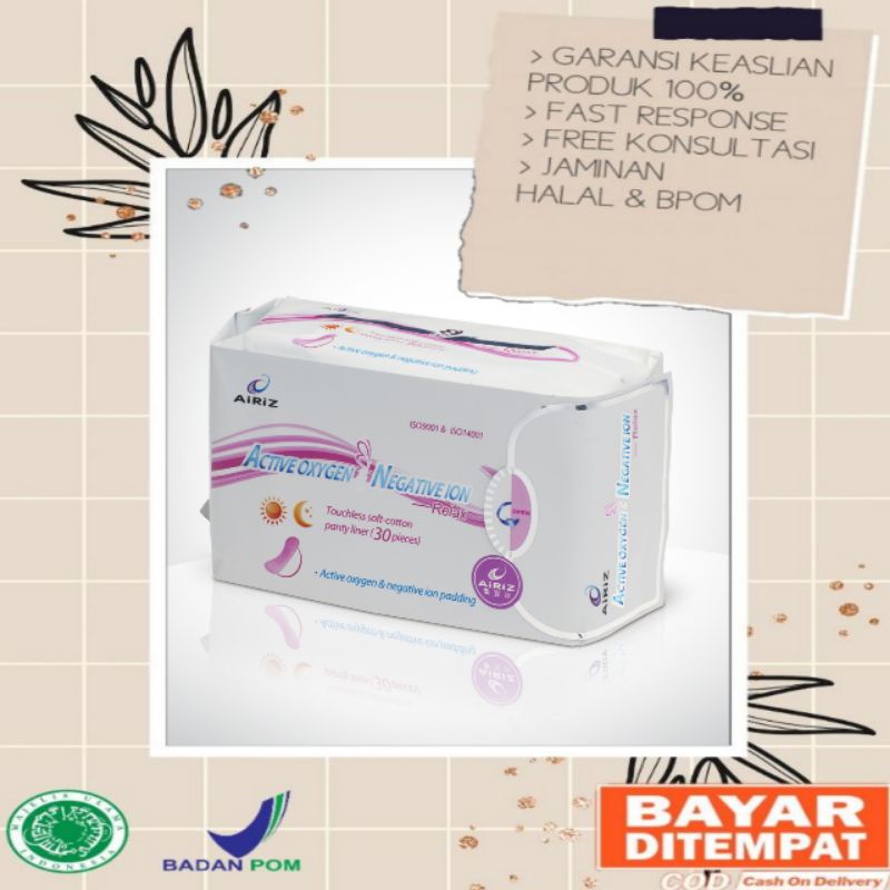 TIENS AIRIZ PANTYLINER UNTUK KEPUTIHAN