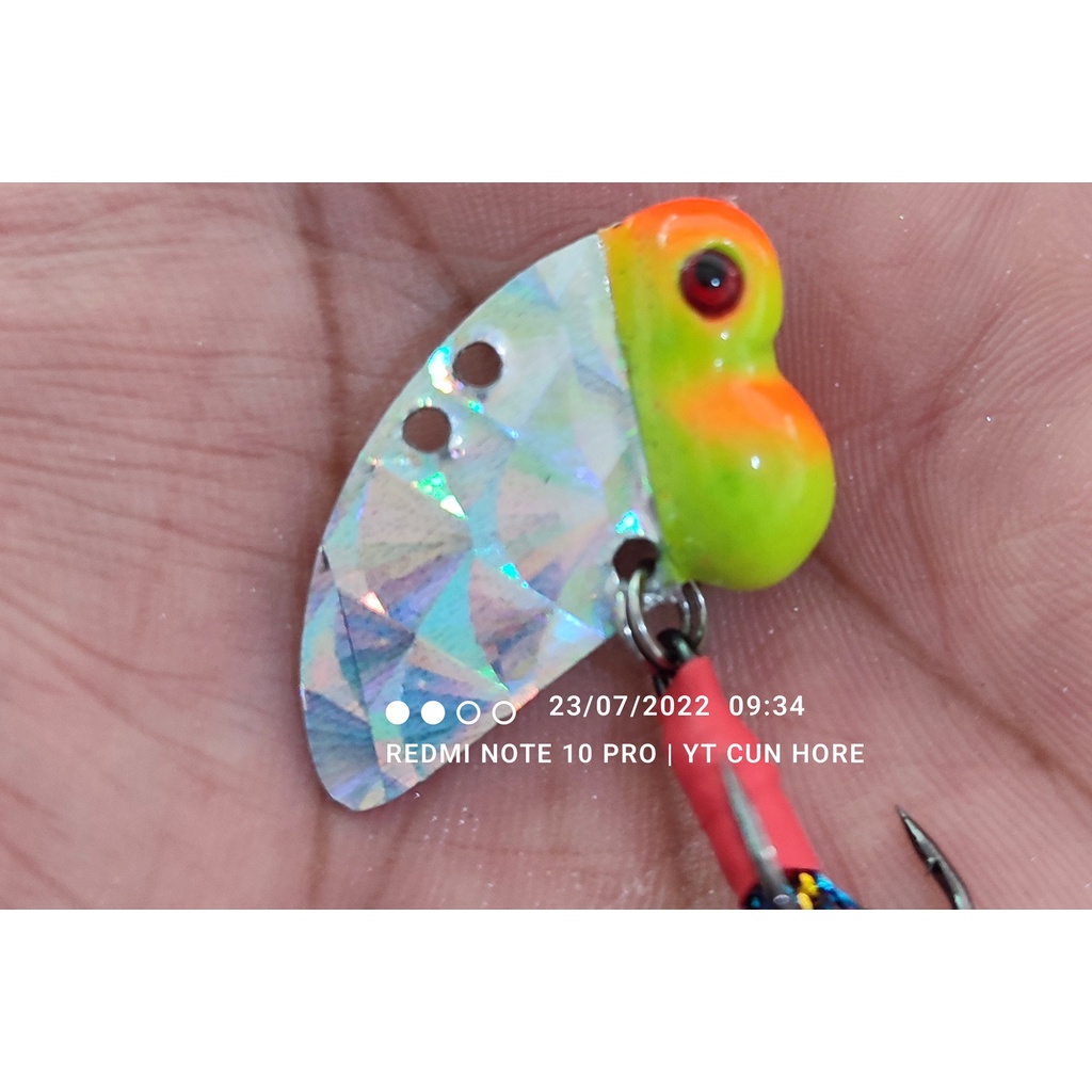 UMPAN GABUS EMIX CUCU II HALF SOLID METAL VIB SIRIP HIU  VIBRA  UMPAN CASTING UMPAN MAINAN