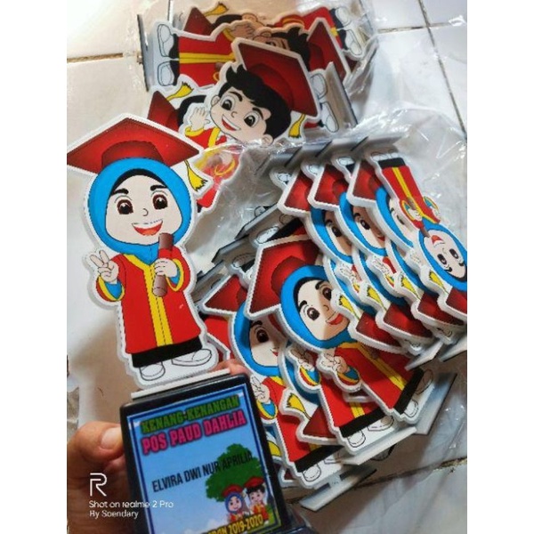 PLAKAT WISUDA TK/PAUD/SD/SMP AKRILIK 2MM SOUVENIR KENANG KENANGAN PIALA