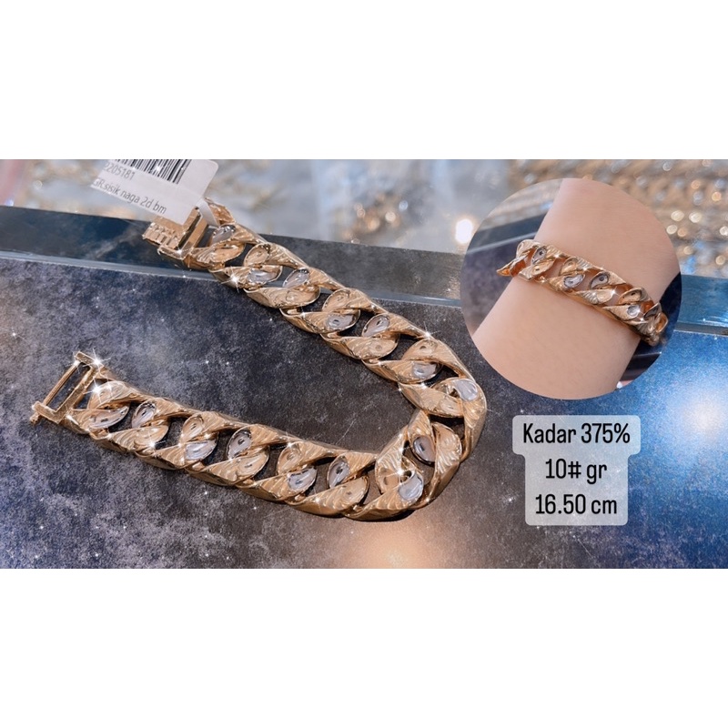 Gelang Rantai Emas kadar 375%