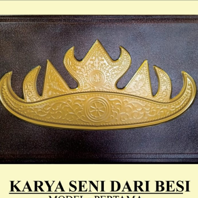 Pajangan dinding, pajangan ukiran, siger, lampung, unik, klasik, tradisional, besi,etnik, custom,