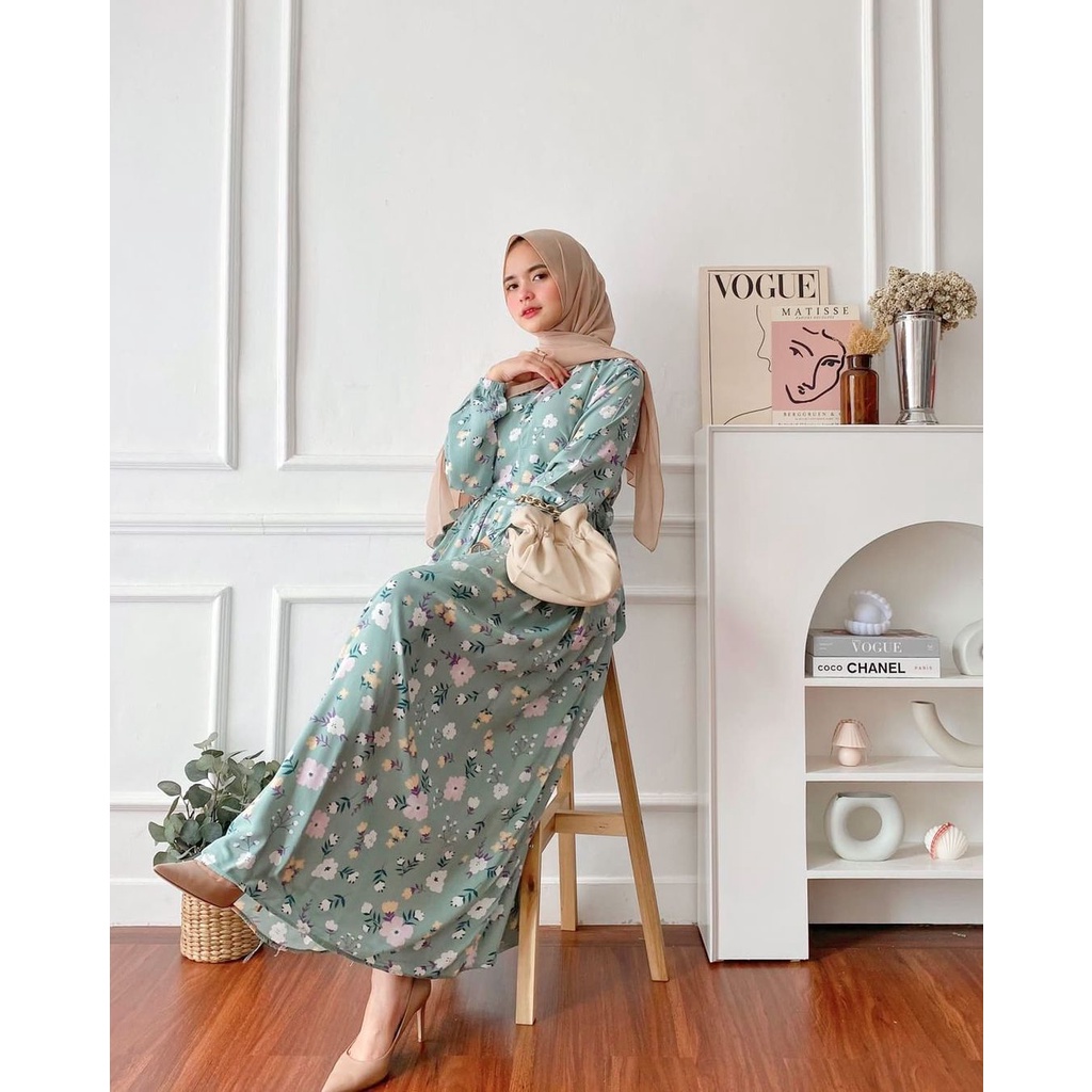 MILEA DRESS FENOMENAL VIRAL KEKINIAN GAMIS RAYON TERLARIS