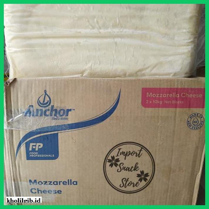 

Ujekujek- Mozarella Anchor 1Kg/ Keju Mozarella 1Kg -Original.