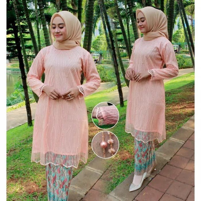 kebaya tunik tulle gania masakini