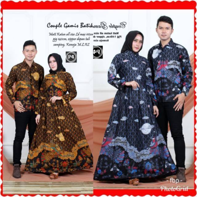 Couple Gamis Mega mendung best seller